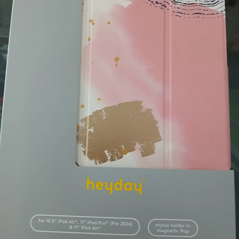 Heyday Pink and Gold iPad Case